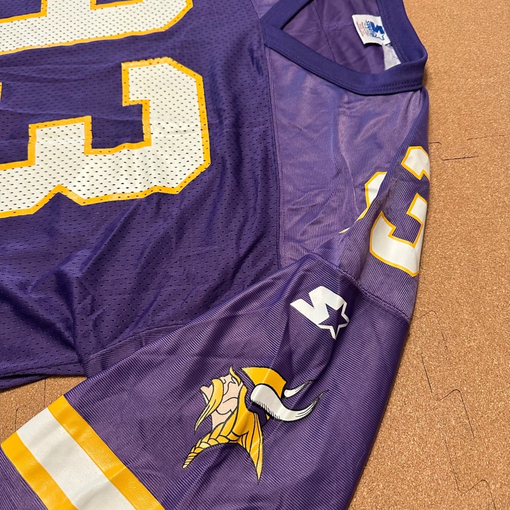 Minnesota Vikings Starter Jersey Mens 52 XL Purple John Randle 93 Vintage‎ 1995 - Picture 4 of 5